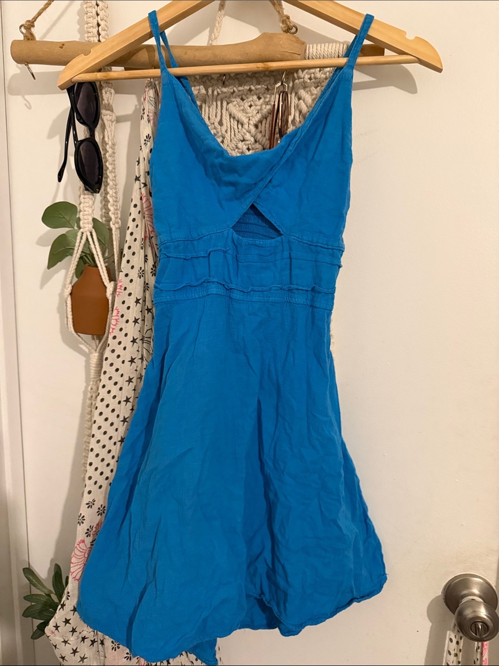 Ocean Drive Bright Blue Mini Dress